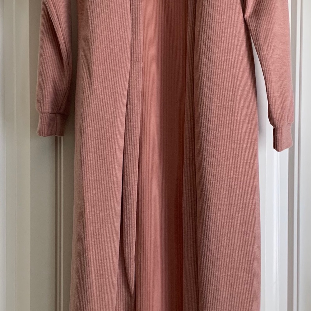 Blush Maxi Cardigan Size 7/8 - Picture 2 of 3